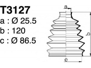 DEPA T3127 gofruotoji membrana, kardaninis velenas 
 Ratų pavara -> Gofruotoji membrana
GD1922530, GJ0122530