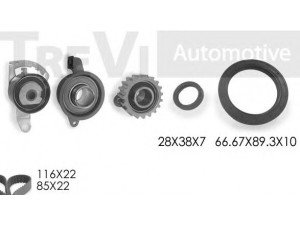 TREVI AUTOMOTIVE KD1157S paskirstymo diržo komplektas 
 Techninės priežiūros dalys -> Papildomas remontas