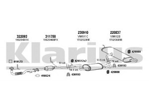 KLARIUS 930926E išmetimo sistema