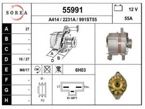EAI 55991 kintamosios srovės generatorius