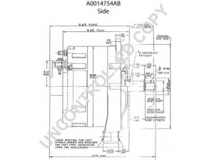 PRESTOLITE ELECTRIC A0014754AB kintamosios srovės generatorius