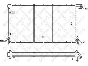 STELLOX 10-26412-SX radiatorius, variklio aušinimas 
 Aušinimo sistema -> Radiatorius/alyvos aušintuvas -> Radiatorius/dalys
191 121 253 A, 191 121 253 F, 191 121 253 G