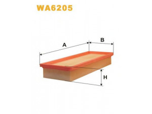 WIX FILTERS WA6205 oro filtras 
 Techninės priežiūros dalys -> Techninės priežiūros intervalai
1444P4, 71736133, 7634041, 76340411