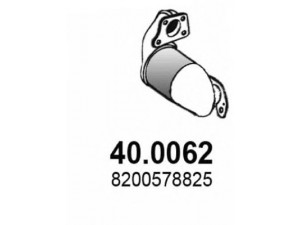 ASSO 40.0062 katalizatoriaus keitiklis 
 Išmetimo sistema -> Katalizatoriaus keitiklis
8200578825