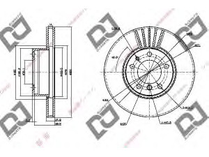 DJ PARTS BD1155 stabdžių diskas 
 Dviratė transporto priemonės -> Stabdžių sistema -> Stabdžių diskai / priedai
34111155322, 34111157391, 34111158038