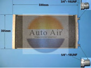 AUTO AIR GLOUCESTER SSP022300 kondensatorius, oro kondicionierius