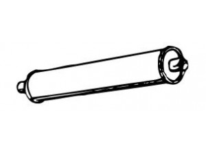 WALKER 06612 vidurinis duslintuvas 
 Išmetimo sistema -> Duslintuvas
666213