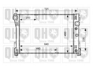 QUINTON HAZELL QER1816 radiatorius, variklio aušinimas
204 500 0403, 204 500 2803, 2045 0004 03