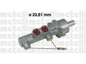 METELLI 05-0539 pagrindinis cilindras, stabdžiai 
 Stabdžių sistema -> Pagrindinis stabdžių cilindras
558131, 558147, 93177768