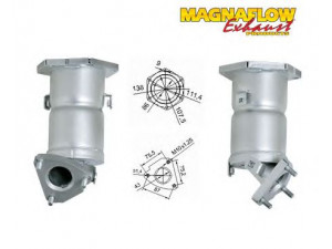 MAGNAFLOW 75604 katalizatoriaus keitiklis 
 Išmetimo sistema -> Katalizatoriaus keitiklis
B08A0BM701