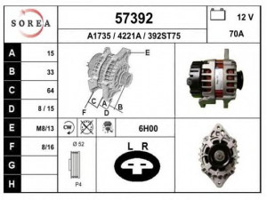 EAI 57392 kintamosios srovės generatorius
96404263