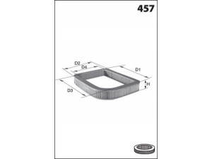 MECAFILTER EL3756 oro filtras 
 Techninės priežiūros dalys -> Techninės priežiūros intervalai
17220PM2305, 17220PM2B01