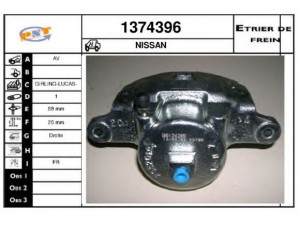SNRA 1374396 stabdžių apkaba
41001G9804