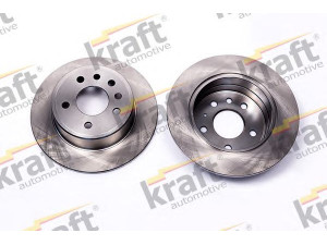 KRAFT AUTOMOTIVE 6051500 stabdžių diskas 
 Dviratė transporto priemonės -> Stabdžių sistema -> Stabdžių diskai / priedai
5 69 101, 90272328