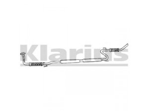 KLARIUS 270200 priekinis duslintuvas 
 Išmetimo sistema -> Duslintuvas
1741064060
