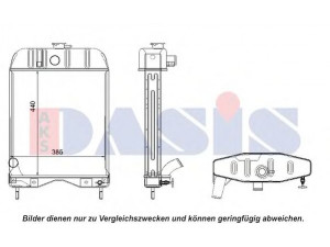 AKS DASIS 440189N radiatorius, variklio aušinimas