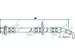 APEC braking HOS3207 stabdžių žarnelė
9094702696, 9094702820, 9094702888