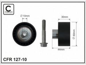 CAFFARO 127-10 kreipiantysis skriemulys, paskirstymo diržas
481H1007070