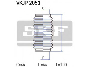 SKF VKJP 2051 gofruotoji membrana, vairavimas 
 Vairavimas -> Gofruotoji membrana/sandarinimai
406630, 95639173, 406630, 95639173