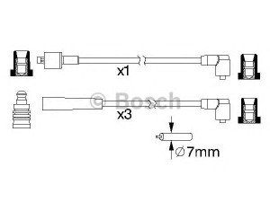 BOSCH 0 986 357 169 uždegimo laido komplektas 
 Kibirkšties / kaitinamasis uždegimas -> Uždegimo laidai/jungtys
SOA430Q114