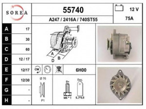 EAI 55740 kintamosios srovės generatorius