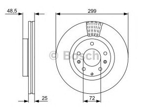 BOSCH 0 986 479 542 stabdžių diskas 
 Dviratė transporto priemonės -> Stabdžių sistema -> Stabdžių diskai / priedai
G33Y 33 25X, G33Y 33 25XA