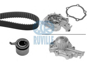 RUVILLE 59003711 vandens siurblio ir paskirstymo diržo komplektas 
 Diržinė pavara -> Paskirstymo diržas/komplektas -> Paskirstymo diržas/komplektas