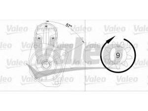 VALEO 455679 starteris 
 Elektros įranga -> Starterio sistema -> Starteris
027911023X, 27911023, 27911023X