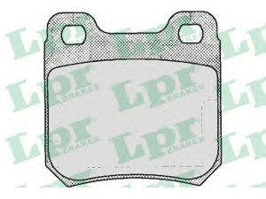 LPR 05P206 stabdžių trinkelių rinkinys, diskinis stabdys 
 Techninės priežiūros dalys -> Papildomas remontas
1605006, 1605026, 1605883, 90487271