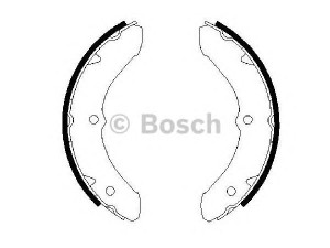 BOSCH 0 986 487 468 stabdžių trinkelių komplektas 
 Techninės priežiūros dalys -> Papildomas remontas