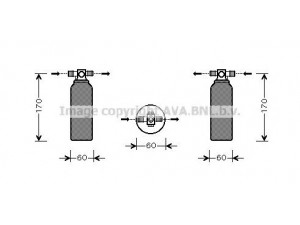 AVA QUALITY COOLING MTD155 džiovintuvas, oro kondicionierius 
 Oro kondicionavimas -> Džiovintuvas
MB813459