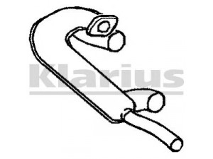 KLARIUS 110207 išleidimo kolektorius 
 Išmetimo sistema -> Išmetimo vamzdžiai
025251170D, 025251170D, 025251170D