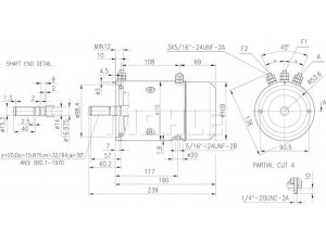 MAHLE ORIGINAL MM 280 elektrovariklis