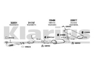 KLARIUS 940586E išmetimo sistema