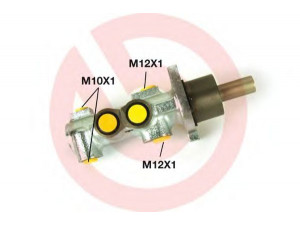 BREMBO M 61 069 pagrindinis cilindras, stabdžiai 
 Stabdžių sistema -> Pagrindinis stabdžių cilindras
4601F8, 4601N2, 010525, 03212043213
