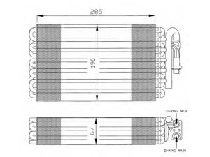 NRF 36026 garintuvas, oro kondicionierius 
 Oro kondicionavimas -> Garintuvas
1393213, 64111393213, 64118391356