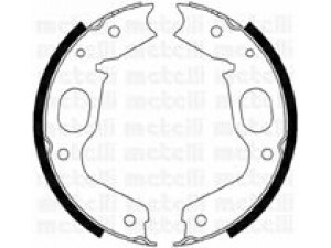 METELLI 53-0264 stabdžių trinkelių komplektas, stovėjimo stabdis 
 Stabdžių sistema -> Rankinis stabdys
MB618914, MB618916, MN102640, MR178827