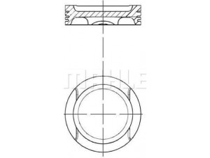 MAHLE ORIGINAL S70620 stūmoklis