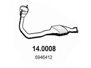 ASSO 14.0008 katalizatoriaus keitiklis 
 Išmetimo sistema -> Katalizatoriaus keitiklis
1032555, 1032557, 1032656, 1039104