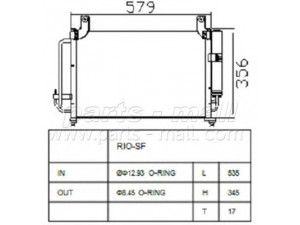 PARTS-MALL PXNCB-031 kondensatorius, oro kondicionierius 
 Oro kondicionavimas -> Kondensatorius
97606FD100