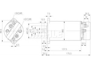 MAHLE ORIGINAL MM 130 elektrovariklis