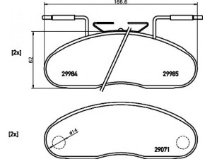 HELLA PAGID 8DB 355 005-341 stabdžių trinkelių rinkinys, diskinis stabdys 
 Techninės priežiūros dalys -> Papildomas remontas
7701203895