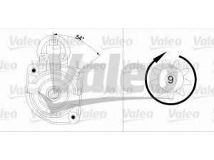 VALEO 436047 starteris 
 Elektros įranga -> Starterio sistema -> Starteris
031911023A, 031911023AX, 031911023X