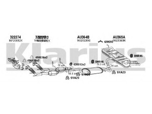 KLARIUS 940639U išmetimo sistema 
 Išmetimo sistema -> Išmetimo sistema, visa