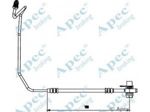 APEC braking HOS3873 stabdžių žarnelė 
 Stabdžių sistema -> Stabdžių žarnelės
8E0611764K