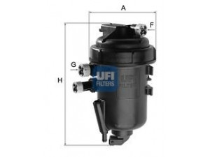 UFI 55.145.00 kuro filtras 
 Techninės priežiūros dalys -> Papildomas remontas
51779083
