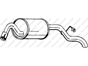 BOSAL 154-935 galinis duslintuvas 
 Išmetimo sistema -> Duslintuvas
1019391, 6701078, 6717323, 6812218