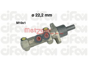METZGER 202-227 pagrindinis cilindras, stabdžiai 
 Stabdžių sistema -> Pagrindinis stabdžių cilindras
4601.E4, 9567211680, 4601.A1, 4601.E4