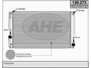 AHE 130.273 radiatorius, variklio aušinimas
1640028560