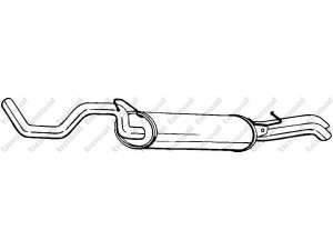 BOSAL 281-227 galinis duslintuvas 
 Išmetimo sistema -> Duslintuvas
1J5.253.609AA, 1J5.253.609AC, 1J5.253.609BJ